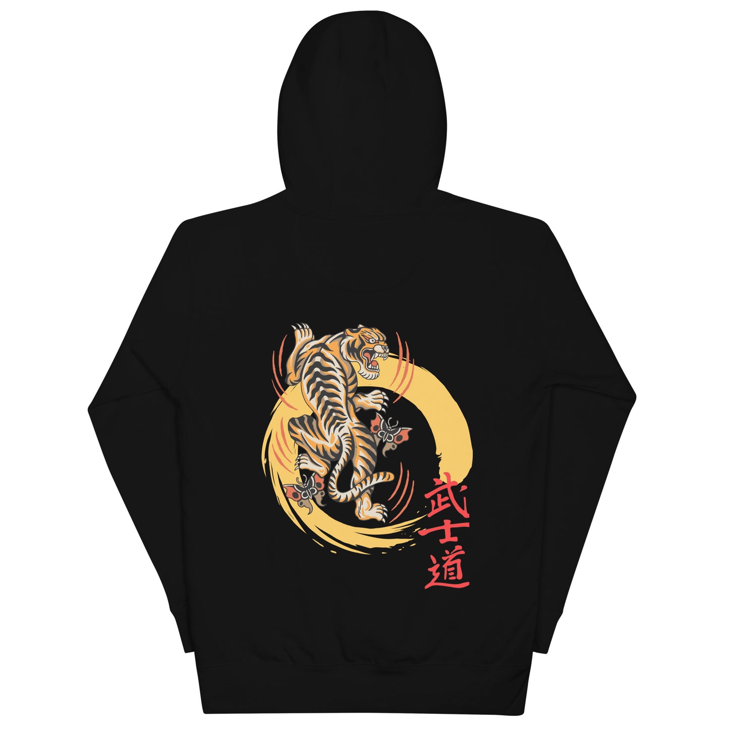 Climbing Tiger back print Hoodie