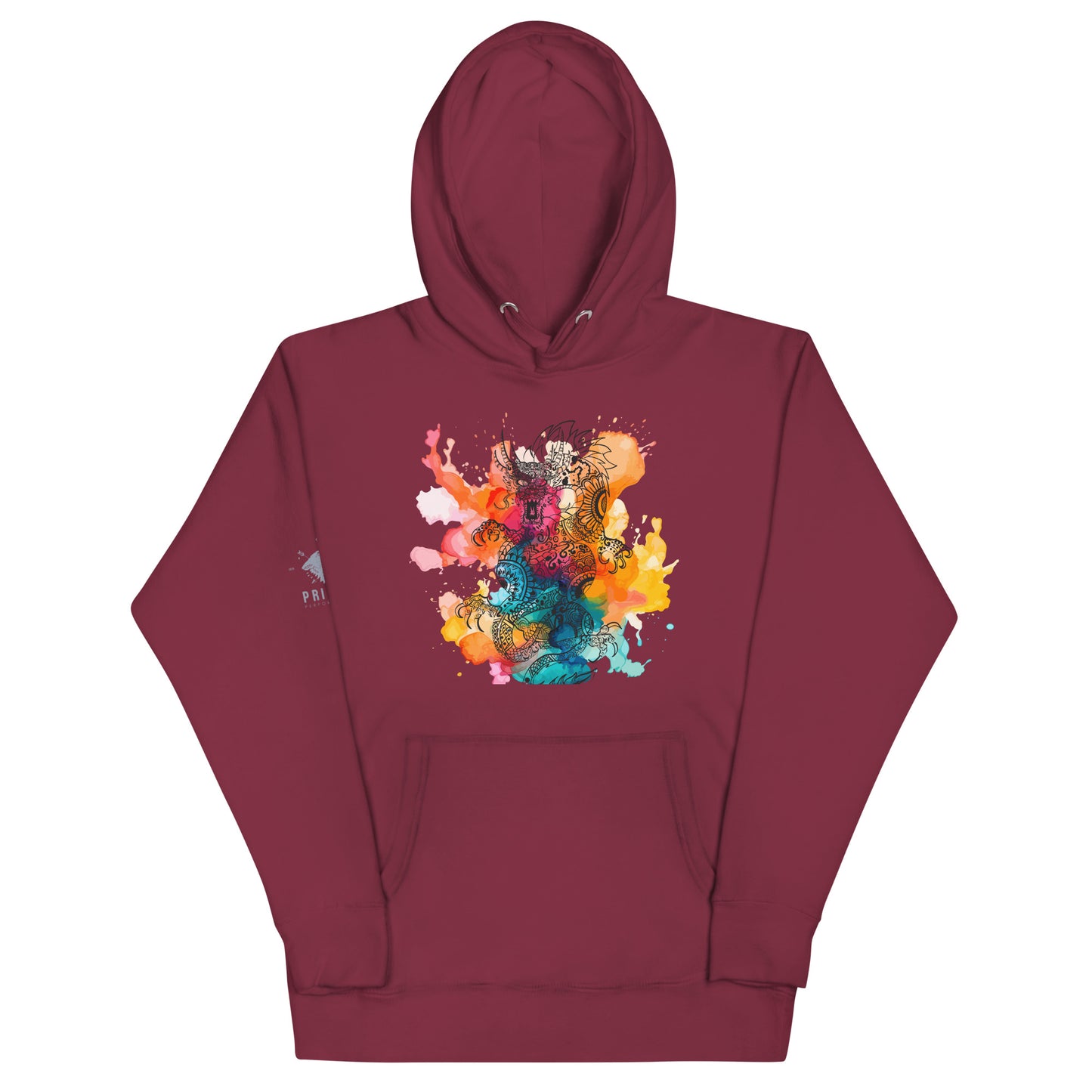 Colour Splash Dragon Hoodie