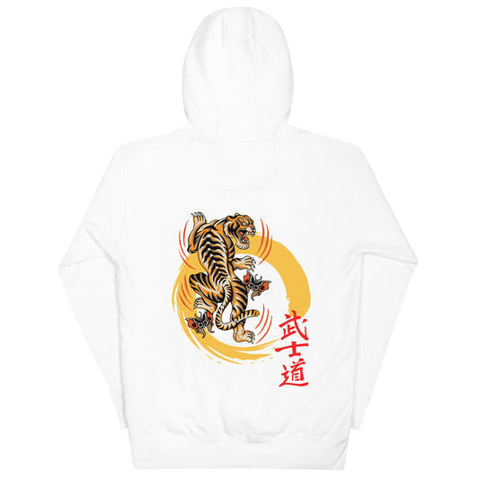 Climbing Tiger back print Hoodie