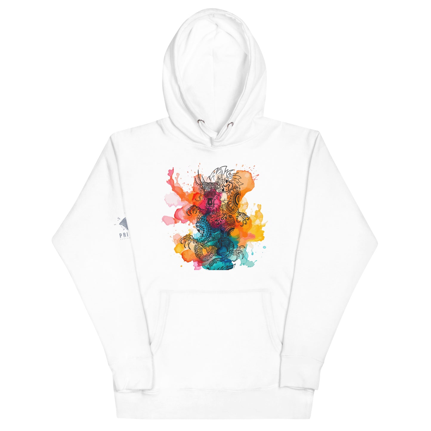 Colour Splash Dragon Hoodie