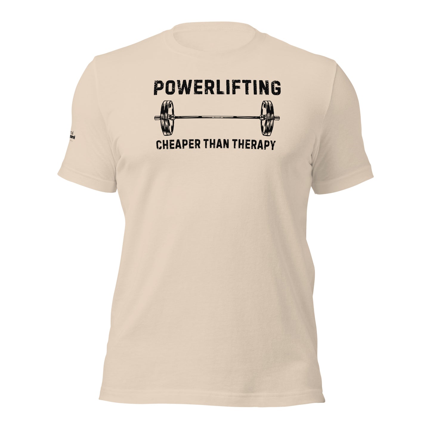 Powerlifting - Cheaper Than Therapy t-shirt