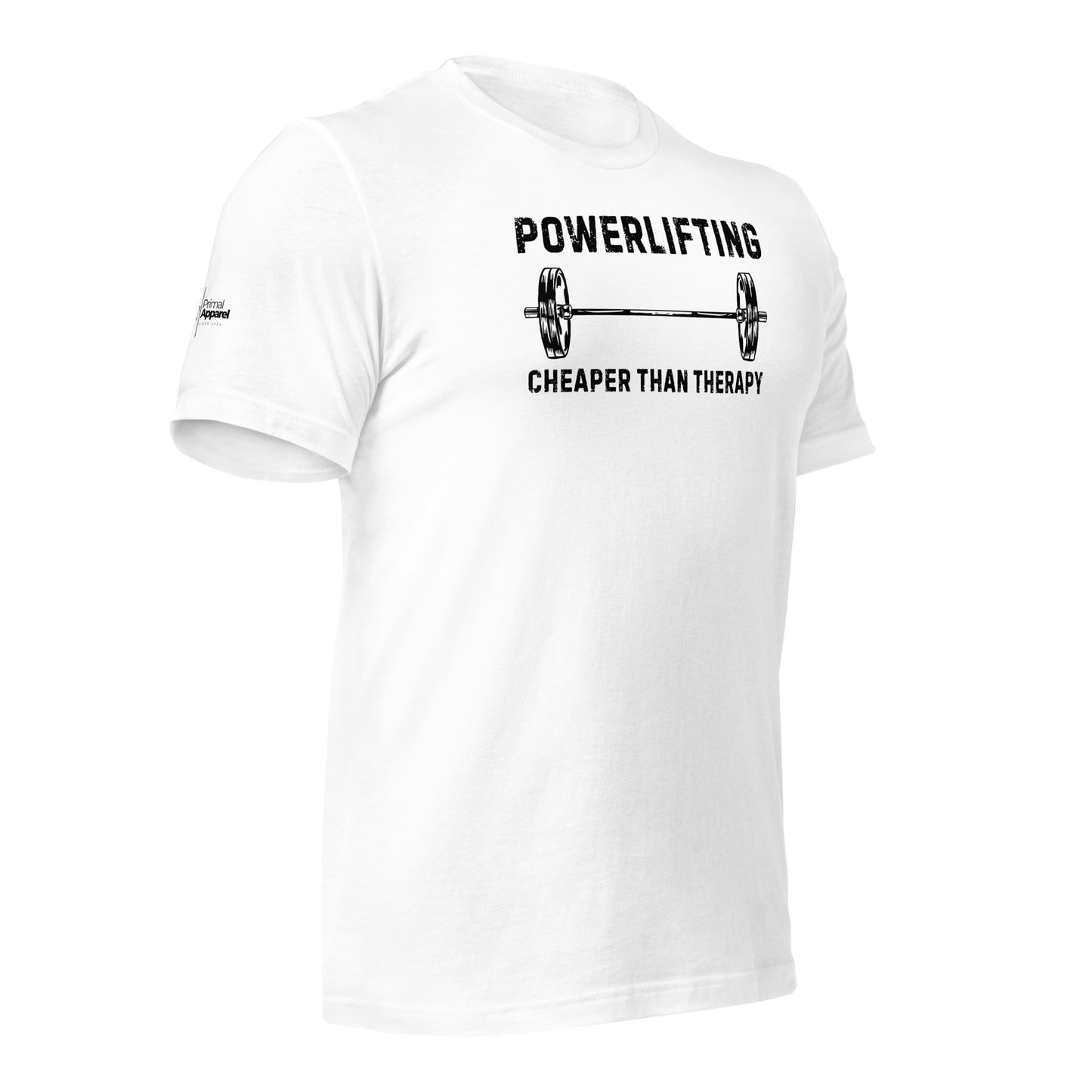 Powerlifting - Cheaper Than Therapy t-shirt