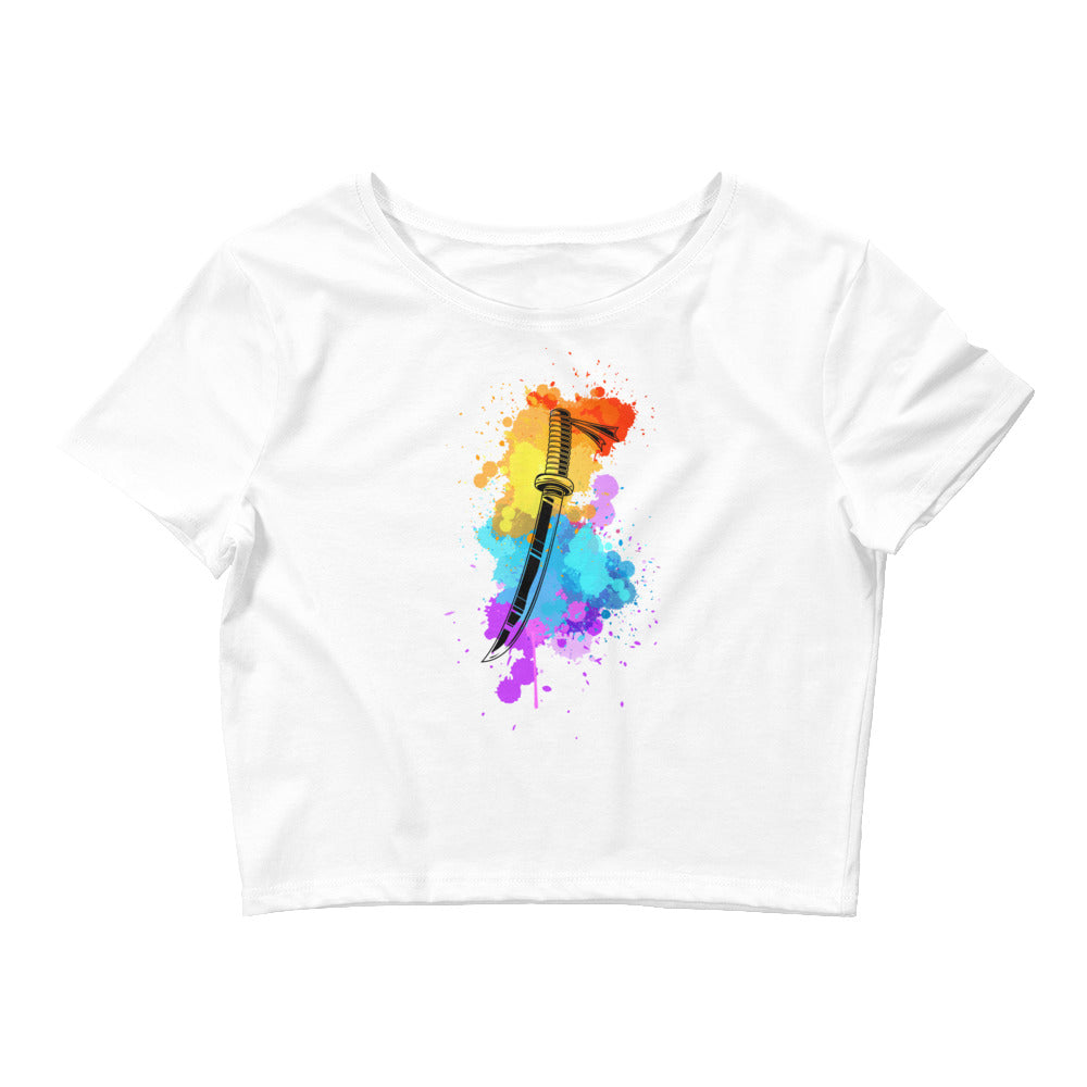 Colour Splash Wakizashi Women’s Crop Tee