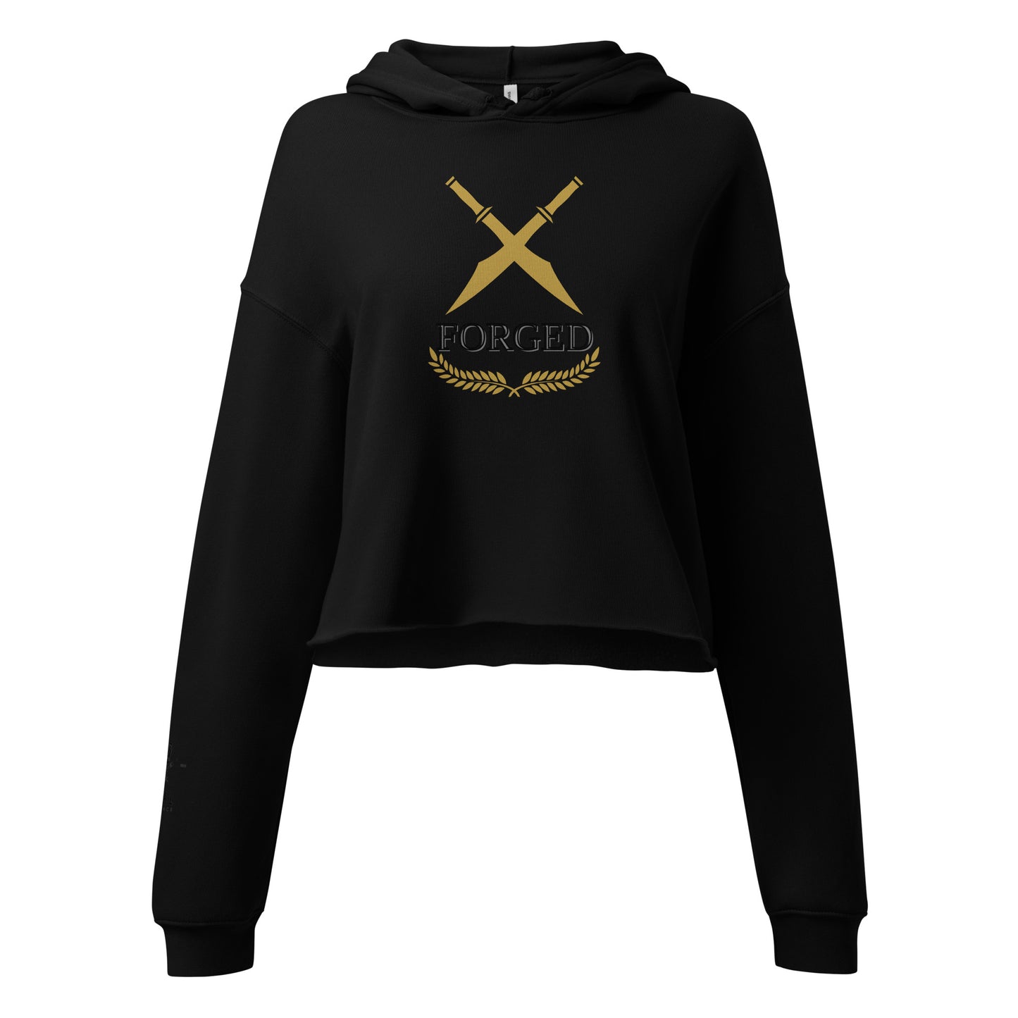 Dual Swords Crop Hoodie