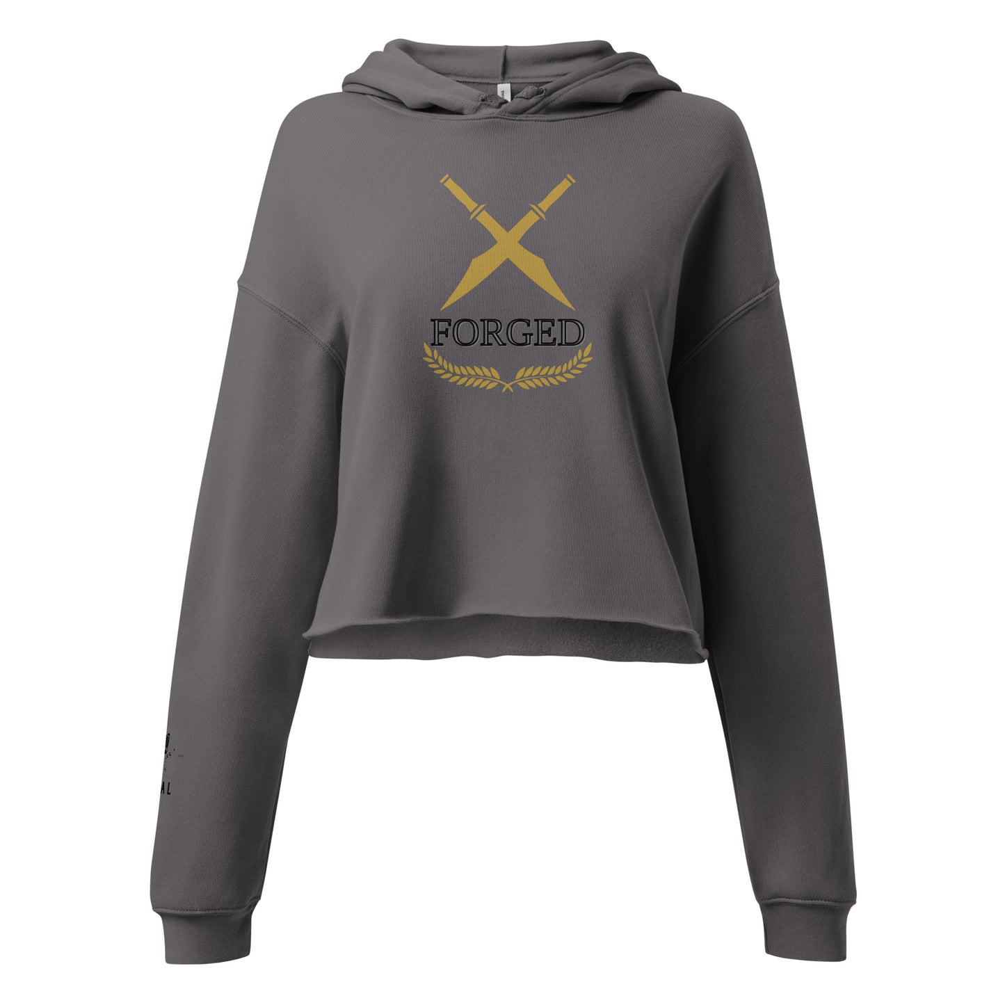 Dual Swords Crop Hoodie